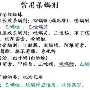 蘋果、桃、櫻桃主要病害防治技術